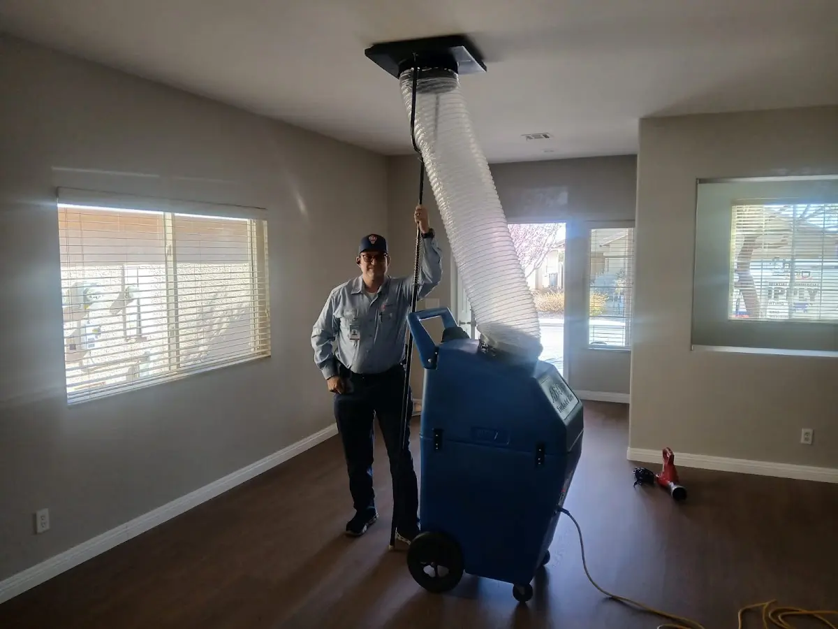 Professional Dryer Vent Cleaning work inside a La Grange home
